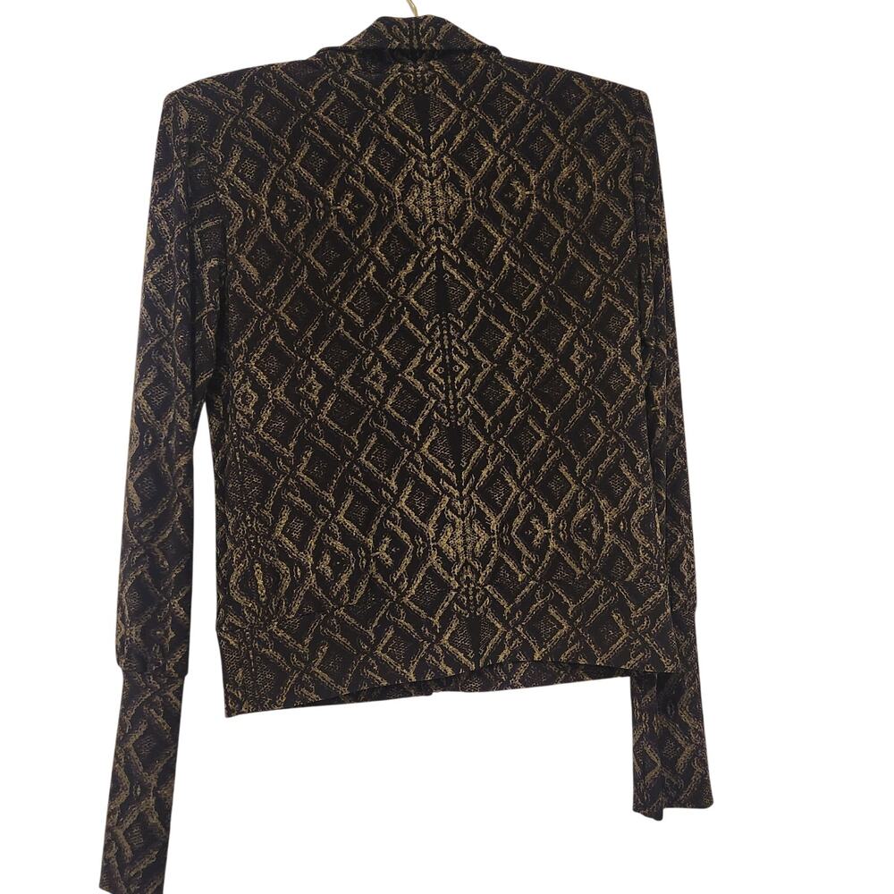 Norma Kamali green python print jogger set NWT - image 2